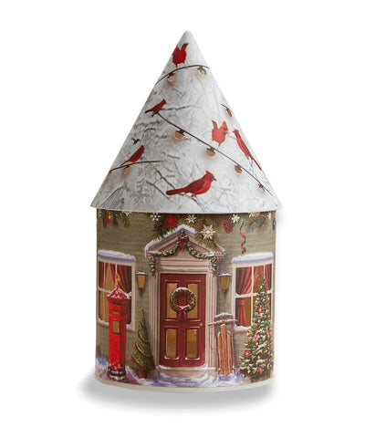 LED House Lantern with Cardinals & Santa - Lemon And Lavender Toronto