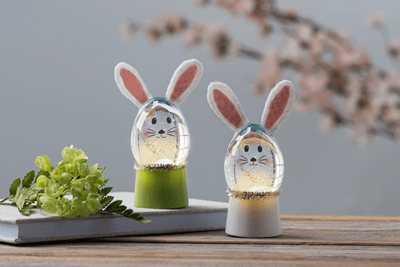 LED Light Up Bunny Mini Shimmers - Lemon And Lavender Toronto