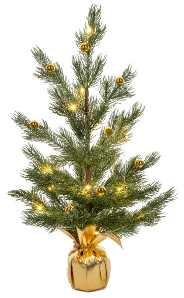 LED Light Up Tree w/Gold Balls Planter - Lemon And Lavender Toronto