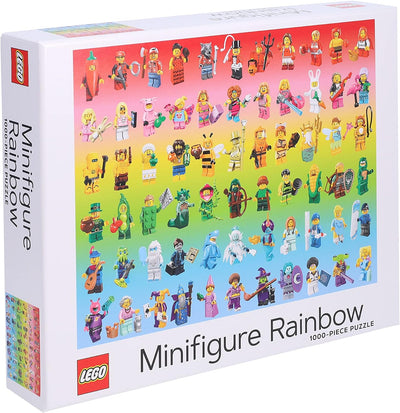 LEGO Minifigure Rainbow 1000-Piece Puzzle - Lemon And Lavender Toronto