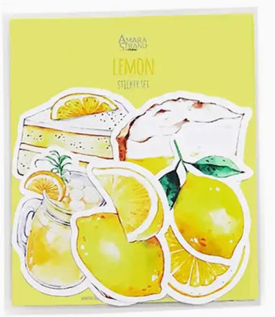 Lemon Sticker Set - Lemon And Lavender Toronto