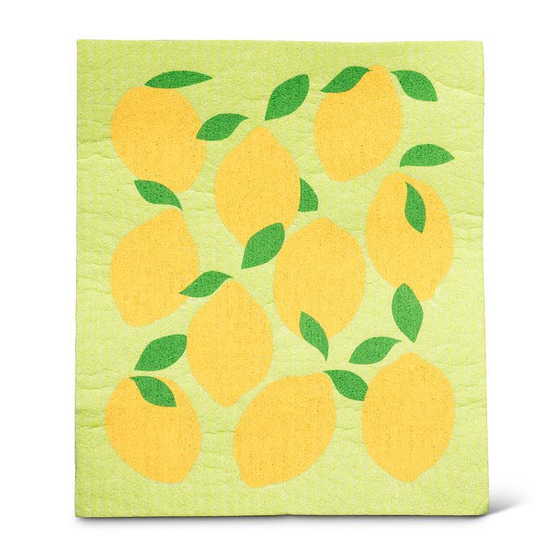 Lemons Dishcloth & Kitchen Towel Set - Lemon And Lavender Toronto