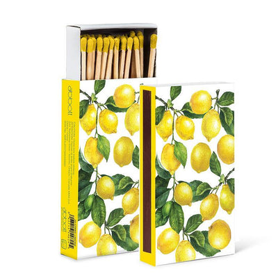 Lemons Matches. 45 Sticks. - Lemon And Lavender Toronto