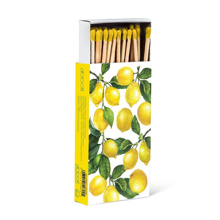 Lemons Matches. 45 Sticks. - Lemon And Lavender Toronto