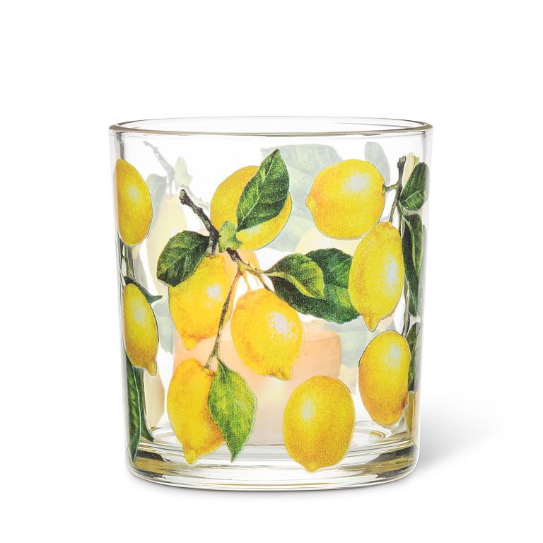 Lemons Votive Candle Holder - Lemon And Lavender Toronto