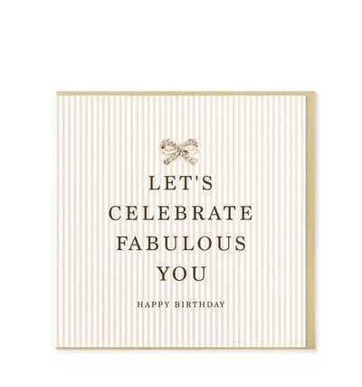 Let’s Celebrate You Birthday Card - Lemon And Lavender Toronto