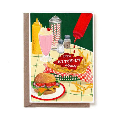 Let's Ketch-Up Soon Card - Lemon And Lavender Toronto