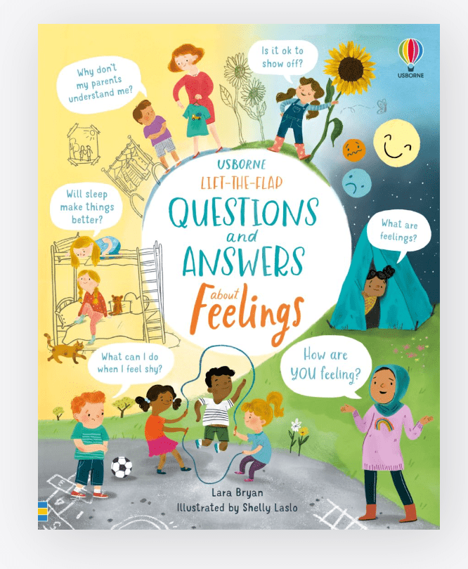 Lift - the - Flap Questions and Answers About Feelings - Usborne - Lemon And Lavender Toronto