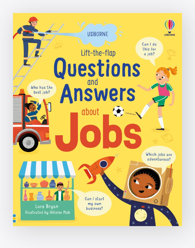 Lift - the - flap Questions and Answers about Jobs - Usborne - Lemon And Lavender Toronto