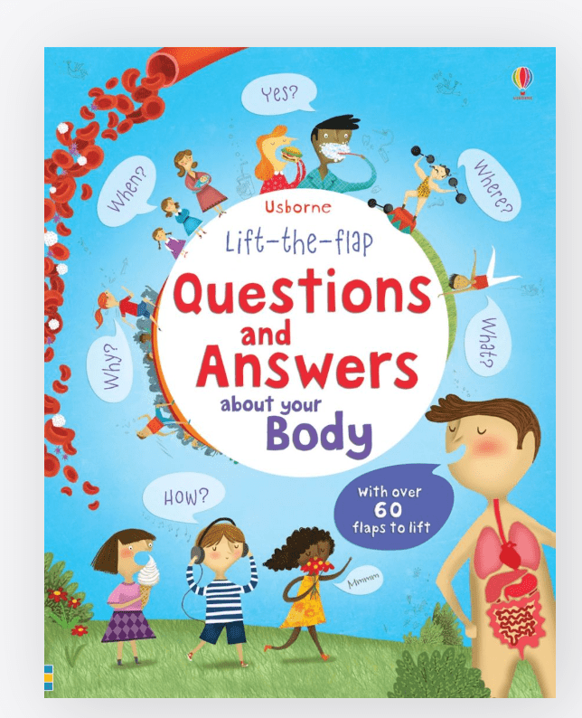 Lift - the - flap Questions and Answers about your Body - Usborne - Lemon And Lavender Toronto