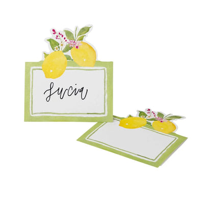 Limoncello Place Cards - 8 Per Package - Lemon And Lavender Toronto