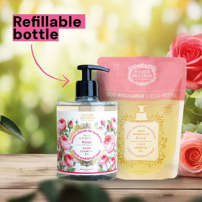 Marseille liquid soap - Rejuvenating Rose
