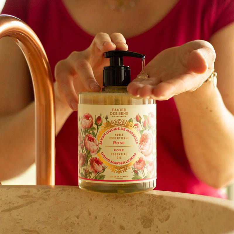 Marseille liquid soap - Rejuvenating Rose