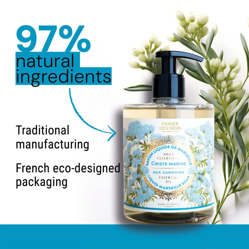 Marseille liquid soap - Sea Samphire