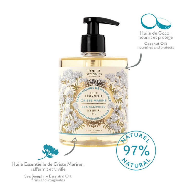 Marseille liquid soap - Sea Samphire