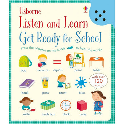 Listen and Learn - Get ready for school - Usborne Book - Lemon And Lavender Toronto