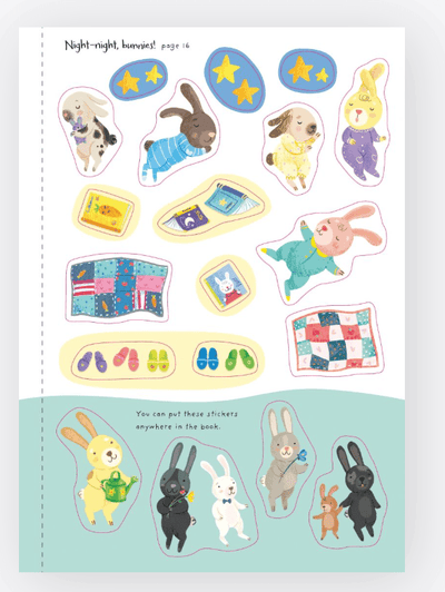 Little First Stickers Bunnies - Usborne - Lemon And Lavender Toronto