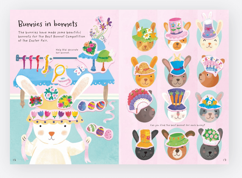 Little First Stickers Bunnies - Usborne - Lemon And Lavender Toronto