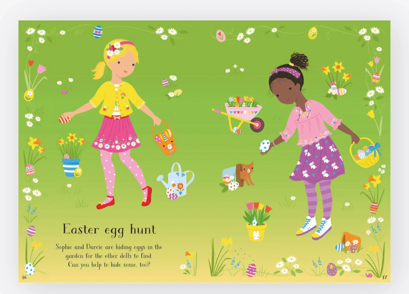 Little Sticker Dolly Dressing Easter - Usborne - Lemon And Lavender Toronto