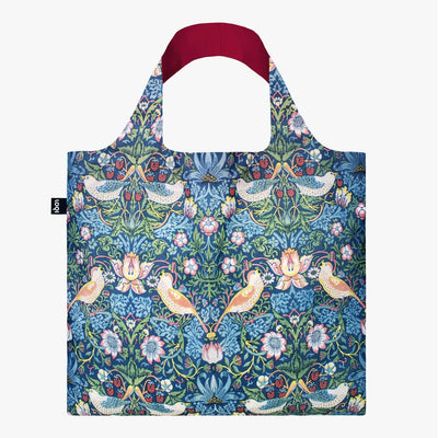 LOQI - Recycled Shopping Bag - William Morris - The Strawberry Thief - Lemon And Lavender Toronto