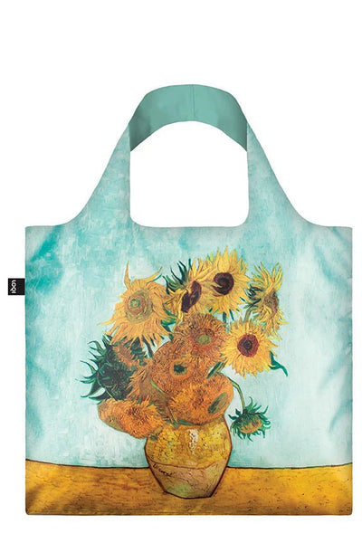 Loqi Tote Bag with Zip Pouch - Vincent van Gogh - Vase with Sunflowers Bag - Lemon And Lavender Toronto