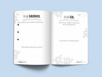 Love, Dad and Me: A Father and Daughter Keepsake Journal - Lemon And Lavender Toronto