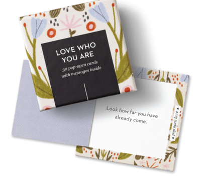 Love Who You Are ThoughtFulls: 30 Pop - Open Cards with Messages Inside - Lemon And Lavender Toronto