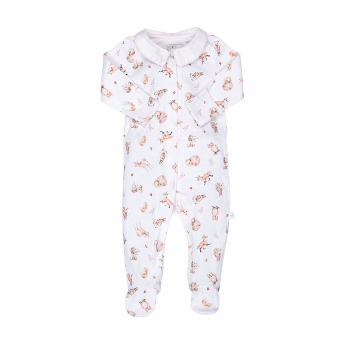 Little Forest Printed Sleepsuit