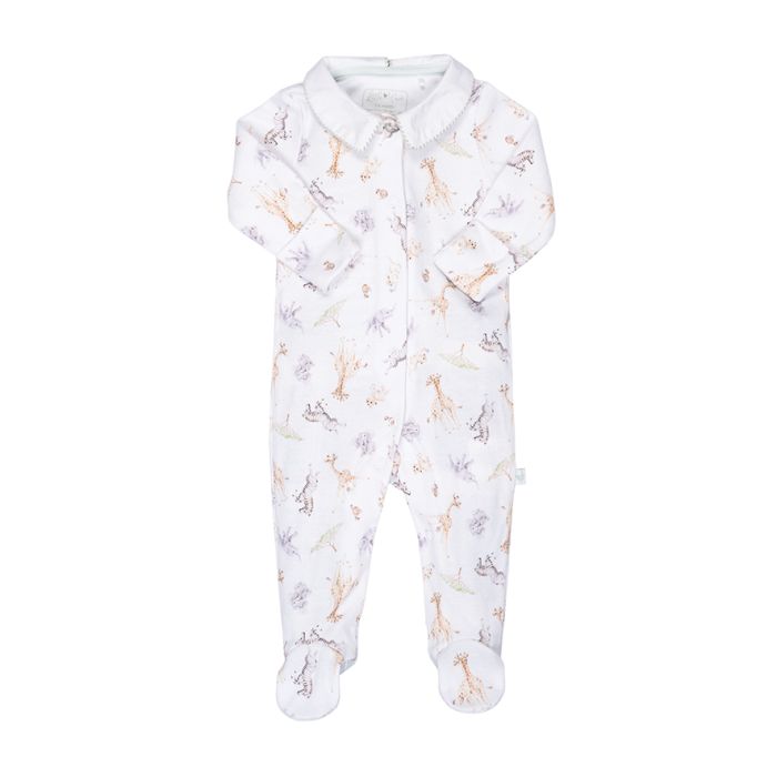 Little Savannah Printed Sleepsuit