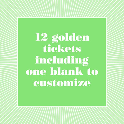 Lucky Tickets for Kids: 12 Gift Coupons - Lemon And Lavender Toronto