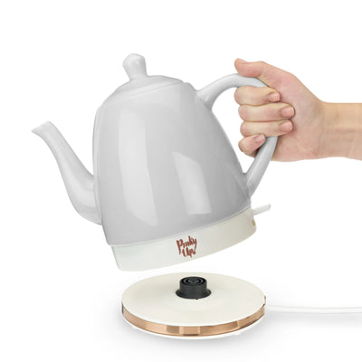 Noelle™ Grey Ceramic Electric Tea Kettle