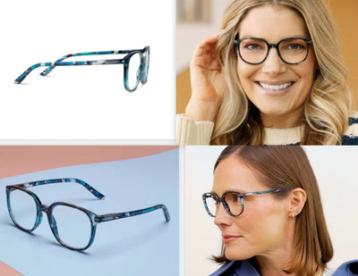 Manifest Marine Quartz Reading Glasses - Peepers - Lemon And Lavender Toronto