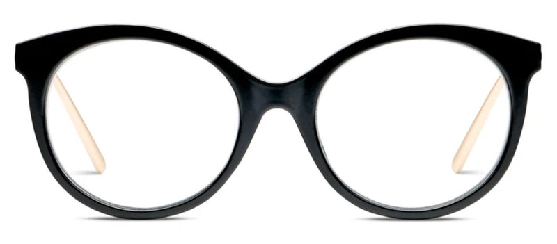 Margot Black Reading Glasses - Peepers - Lemon And Lavender Toronto