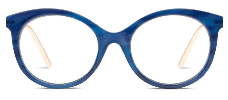 Margot Navy Horn Reading Glasses - Peepers - Lemon And Lavender Toronto