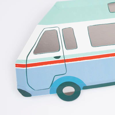 Camping Adventure Camper Van Plates | Meri Meri