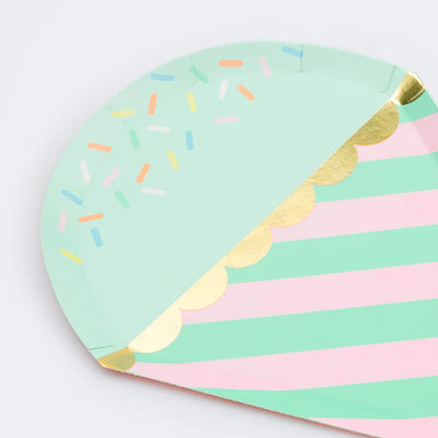 Ice Cream With Sprinkles Plates | Meri Meri