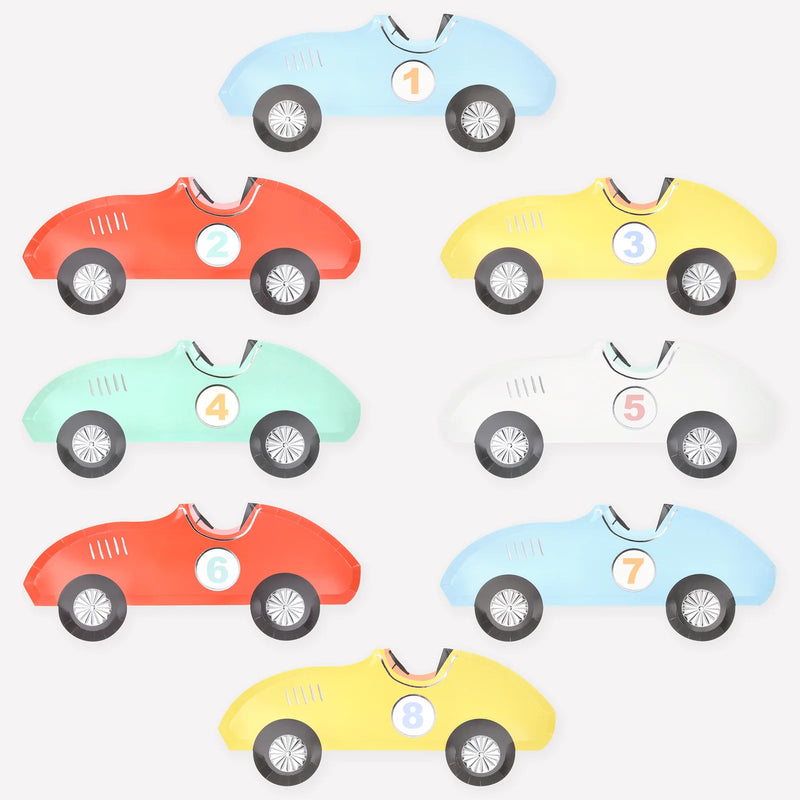 Race Car Plates|Meri Meri