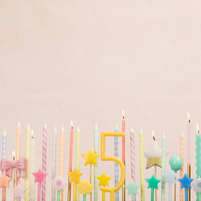 Rainbow Daisy Candles|Meri Meri