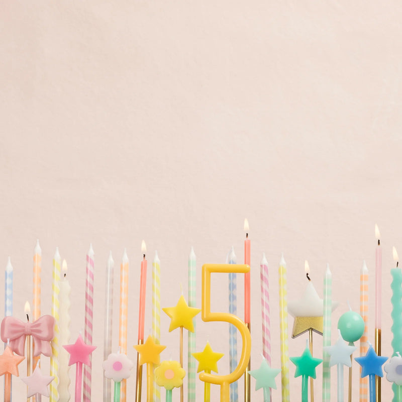 Rainbow Daisy Candles|Meri Meri