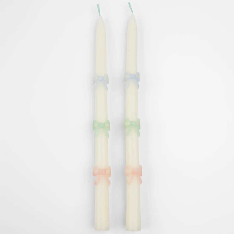 Multi Bow Taper Candles|Meri Meri