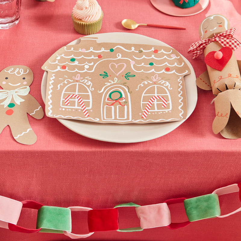 Gingerbread House Plates Meri-Meri