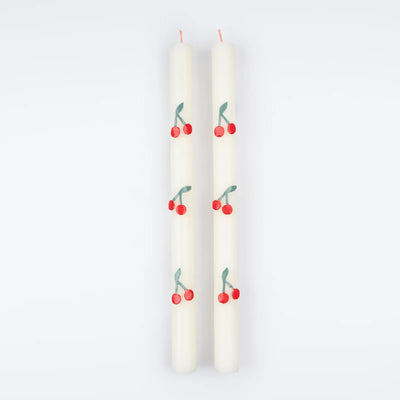 Cherry Table Candles|Meri Meri