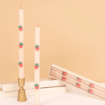Strawberry Table Candles|Meri Meri