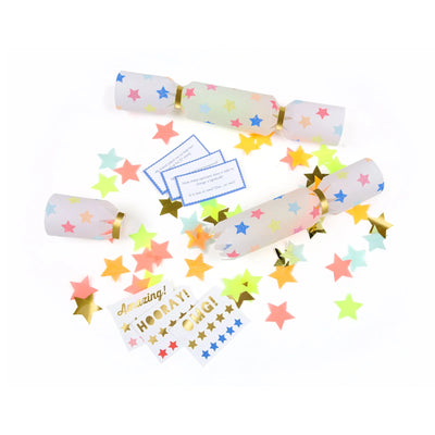Multi Star Confetti Crackers