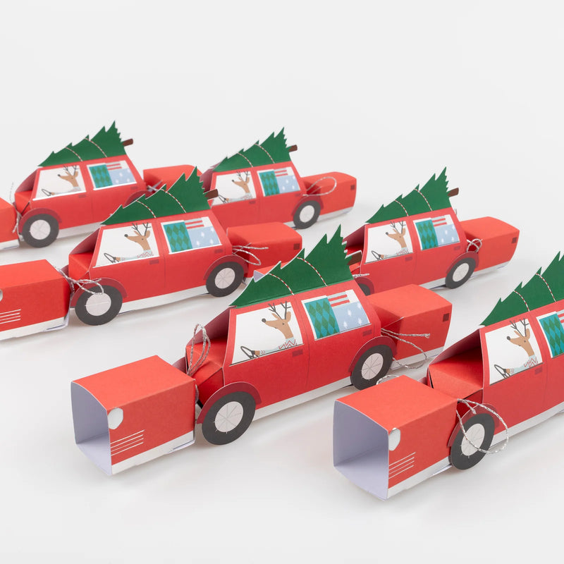 Reindeer In Car Crackers Meri-Meri