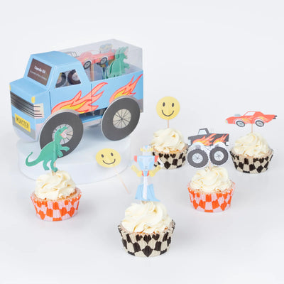 Monster Truck Cup Cake Kit|Meri Meri