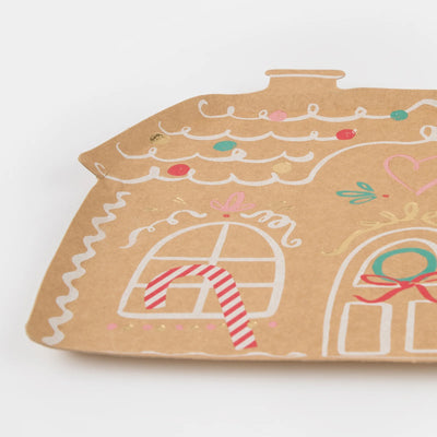 Gingerbread House Plates Meri-Meri