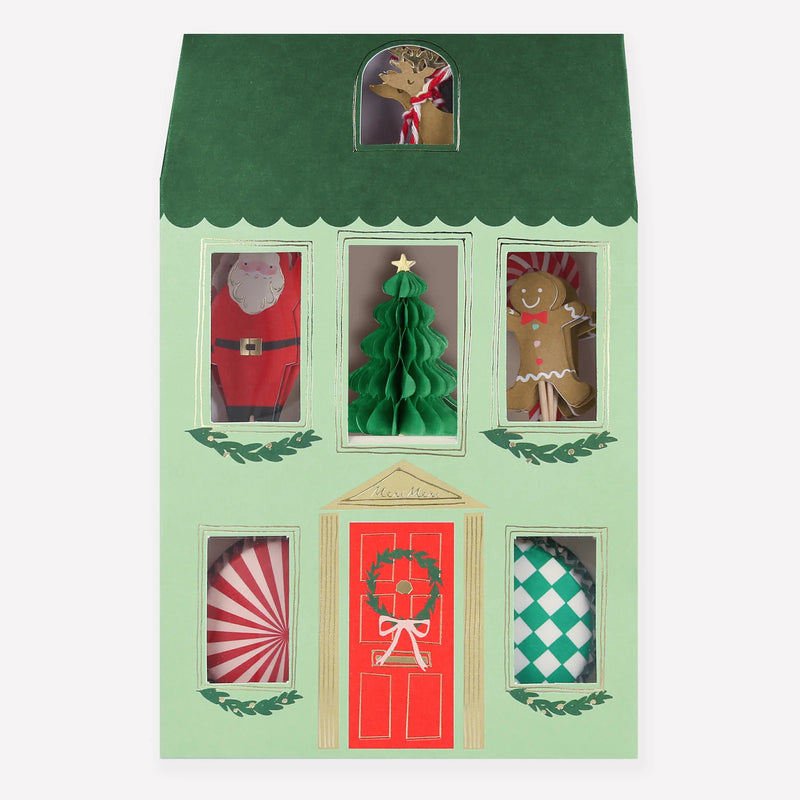 Festive House Cupcake Kit Meri-Meri