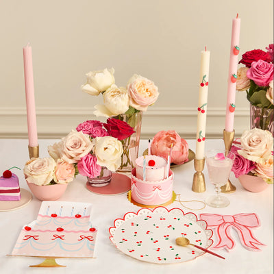 Strawberry Table Candles|Meri Meri