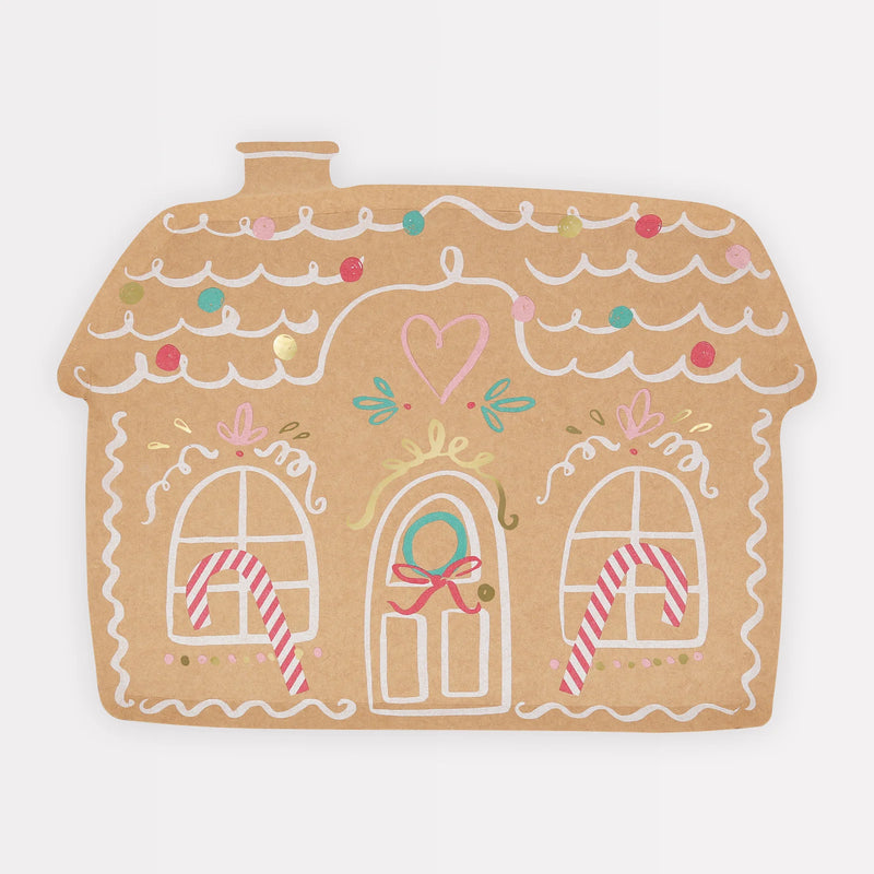 Gingerbread House Plates Meri-Meri